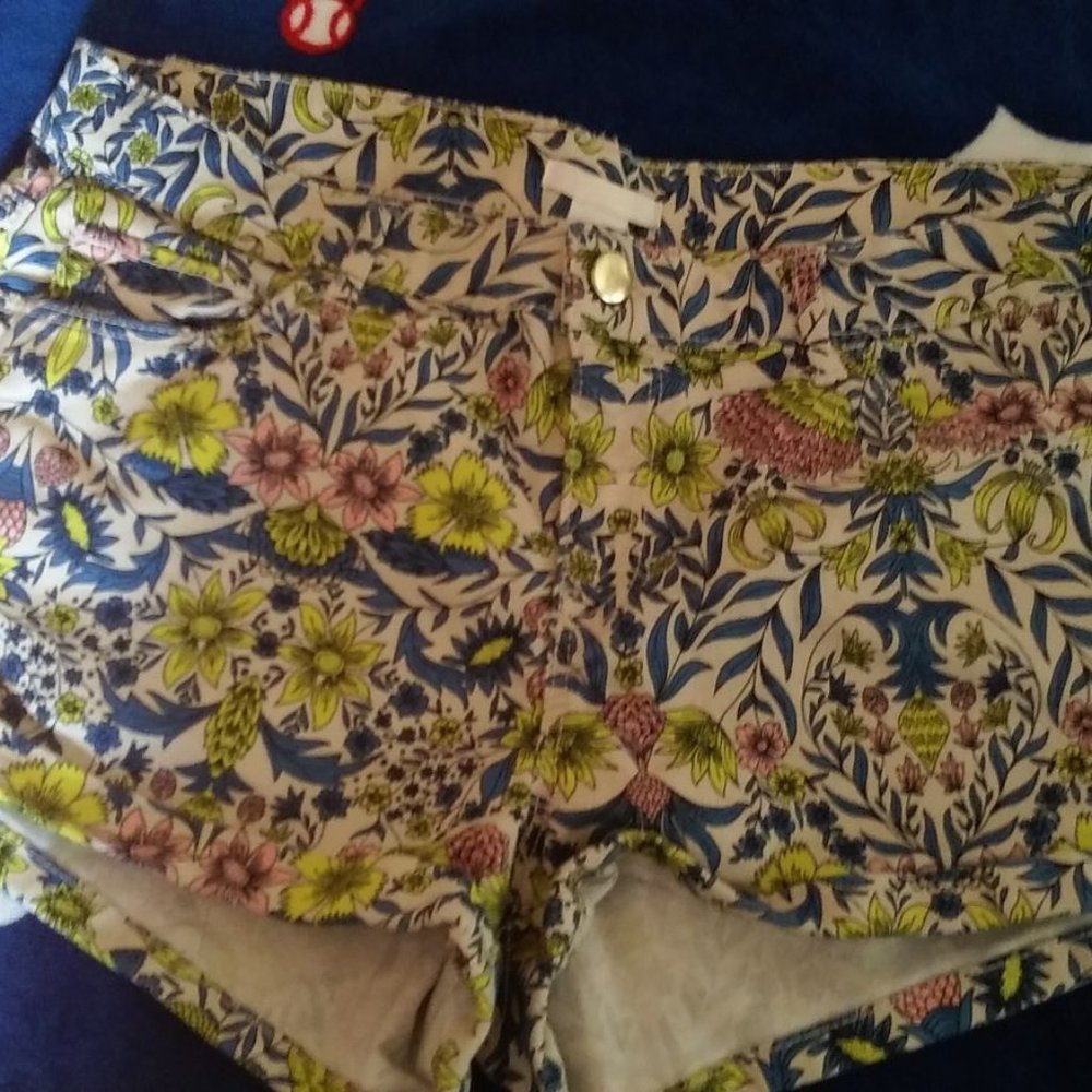 🌻Flowery multicolor shorts